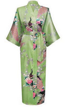 Load image into Gallery viewer, Silk Kimono Robe Bathrobe Women Satin Robe Silk Robes Night Sexy Robes Night Grow For Bridesmaid Summer Plus SizeS-XXXL 010412
