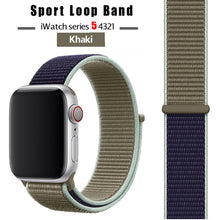 Load image into Gallery viewer, Strap For Apple Watch band 44 mm/40mm applewatch  42mm 38mm bracelet correa pulseira nylon loop watchband iwatch 5 4 3 series
