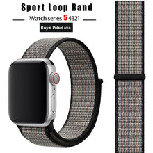Load image into Gallery viewer, Strap For Apple Watch band 44 mm/40mm applewatch  42mm 38mm bracelet correa pulseira nylon loop watchband iwatch 5 4 3 series

