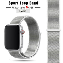 Load image into Gallery viewer, Strap For Apple Watch band 44 mm/40mm applewatch  42mm 38mm bracelet correa pulseira nylon loop watchband iwatch 5 4 3 series
