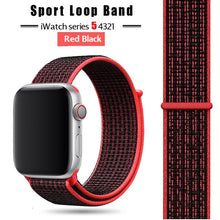 Load image into Gallery viewer, Strap For Apple Watch band 44 mm/40mm applewatch  42mm 38mm bracelet correa pulseira nylon loop watchband iwatch 5 4 3 series

