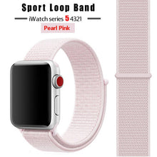 Load image into Gallery viewer, Strap For Apple Watch band 44 mm/40mm applewatch  42mm 38mm bracelet correa pulseira nylon loop watchband iwatch 5 4 3 series
