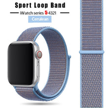 Load image into Gallery viewer, Strap For Apple Watch band 44 mm/40mm applewatch  42mm 38mm bracelet correa pulseira nylon loop watchband iwatch 5 4 3 series
