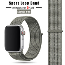 Load image into Gallery viewer, Strap For Apple Watch band 44 mm/40mm applewatch  42mm 38mm bracelet correa pulseira nylon loop watchband iwatch 5 4 3 series
