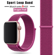 Load image into Gallery viewer, Strap For Apple Watch band 44 mm/40mm applewatch  42mm 38mm bracelet correa pulseira nylon loop watchband iwatch 5 4 3 series
