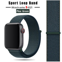 Load image into Gallery viewer, Strap For Apple Watch band 44 mm/40mm applewatch  42mm 38mm bracelet correa pulseira nylon loop watchband iwatch 5 4 3 series
