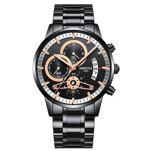 Load image into Gallery viewer, NIBOSI Relogio Masculino Watch Men Gold And Black Mens Watches Top Brand Luxury Sports Watches 2019 Reloj Hombre Waterproof
