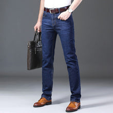 Load image into Gallery viewer, Jean Homme Men Jeans Skinny Slim Fit Black Blue Denim Spijkerbroeken Heren Biker Stretch Pants Trousers Casual Distressed
