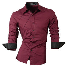 Load image into Gallery viewer, Jeansian Spring Autumn Features Shirts Men Casual Jeans Shirt New Arrival Long Sleeve Casual Slim Fit Male Shirts Z030
