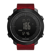 Load image into Gallery viewer, NORTH EDGE Men&#39;s sport Digital watch Hours Running Swimming Military Army watches Altimeter Barometer Compass waterproof 50m
