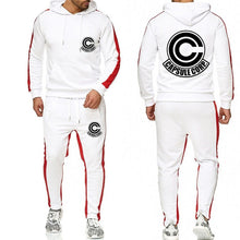 Load image into Gallery viewer, Anime Dragon Ball Large size tracksuit men set letter sportswear sweatsuit male sweat track suit jacket hoodie with pants
