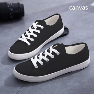 2020 new spring tenis feminino lace-up white shoes woman PU Leather solid color female shoes casual women shoes sneakers