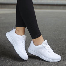 Load image into Gallery viewer, Shoes Woman Sneakers White Platform Trainers Women Shoe Casual Tenis Feminino Zapatos de Mujer Zapatillas Womens Sneaker Basket
