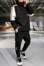 Load image into Gallery viewer, 2020 Workwear jacket men&#39;s Hooded Jacket+Pants 2PC Sets  baseball  loose Pullover coat &amp; Long Pants Mens Clothing
