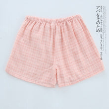 Load image into Gallery viewer, Summer Women Sleep Shorts Cotton Gauze Pajamas Pants Printing Sleep Bottoms Sleep Wear Sleeping Womens Lounge Wear Sleepwear
