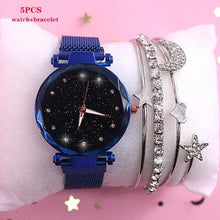 Load image into Gallery viewer, 2019 New brand Starry Sky Women Watch Fashion Elegant Magnet Buckle Vibrato Purple Gold Ladies Wristwatch Luxury Women Watches

