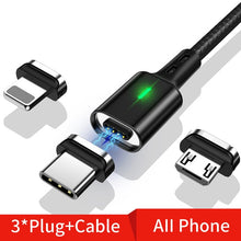 Load image into Gallery viewer, Twitch T03 Magnetic Cable Micro usb Type C Magnetic Usb Charging Cable Microusb Type-C Magnet Charger Wire usb c For iphone 11
