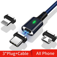 Load image into Gallery viewer, Twitch T03 Magnetic Cable Micro usb Type C Magnetic Usb Charging Cable Microusb Type-C Magnet Charger Wire usb c For iphone 11

