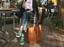 Load image into Gallery viewer, 2020 new Pu Leather laptop Bag Simple Handbags Famous Brands Women Shoulder Bag Casual Big Tote Vintage Ladies Crossbody Bags
