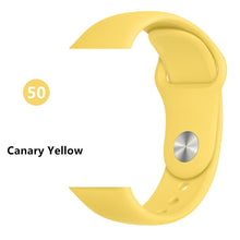 Load image into Gallery viewer, Strap for apple watch band 38mm 42 mm iwatch band 44mm 40mm Sport silicone belt for bracelet apple watch 5 4 3 2 accessories 42

