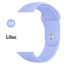 Load image into Gallery viewer, Strap for apple watch band 38mm 42 mm iwatch band 44mm 40mm Sport silicone belt for bracelet apple watch 5 4 3 2 accessories 42
