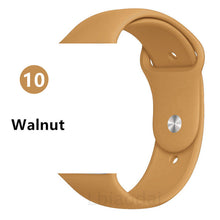 Load image into Gallery viewer, Strap for apple watch band 38mm 42 mm iwatch band 44mm 40mm Sport silicone belt for bracelet apple watch 5 4 3 2 accessories 42
