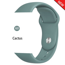 Load image into Gallery viewer, Strap for apple watch band 38mm 42 mm iwatch band 44mm 40mm Sport silicone belt for bracelet apple watch 5 4 3 2 accessories 42
