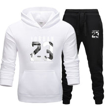 Load image into Gallery viewer, Nuevo Hombre sudaderas con capucha traje Jordan 23 chándal sudadera traje polar Sudadera con capucha + Pantalones de sudor Jogging Homme Pullover 3XL traje deportivo masculino
