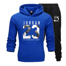 Load image into Gallery viewer, Nuevo Hombre sudaderas con capucha traje Jordan 23 chándal sudadera traje polar Sudadera con capucha + Pantalones de sudor Jogging Homme Pullover 3XL traje deportivo masculino
