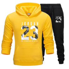 Load image into Gallery viewer, Nuevo Hombre sudaderas con capucha traje Jordan 23 chándal sudadera traje polar Sudadera con capucha + Pantalones de sudor Jogging Homme Pullover 3XL traje deportivo masculino

