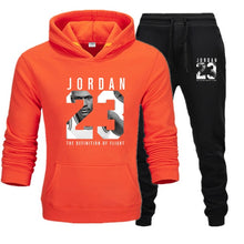 Load image into Gallery viewer, Nuevo Hombre sudaderas con capucha traje Jordan 23 chándal sudadera traje polar Sudadera con capucha + Pantalones de sudor Jogging Homme Pullover 3XL traje deportivo masculino

