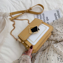 Load image into Gallery viewer, Chain Pu Leather Crossbody Bags For Women 2020 Small Shoulder Messenger Bag Special Lock Design Female Travel Handbags
