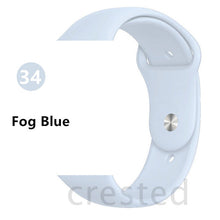 Load image into Gallery viewer, Silicone strap For Apple Watch band 44 mm/40mm iwatch Band 38mm 42mm Sport bracelet Rubber watchband for apple watch 5 4 3 2 1
