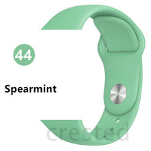Load image into Gallery viewer, Silicone strap For Apple Watch band 44 mm/40mm iwatch Band 38mm 42mm Sport bracelet Rubber watchband for apple watch 5 4 3 2 1
