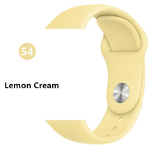Load image into Gallery viewer, Silicone strap For Apple Watch band 44 mm/40mm iwatch Band 38mm 42mm Sport bracelet Rubber watchband for apple watch 5 4 3 2 1
