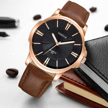 Load image into Gallery viewer, Montre-bracelet d&#39;affaires hommes montres marque célèbre montre-bracelet de mode classique nouvelle montre à Quartz mâle pour hommes horloge heures Hodinky homme
