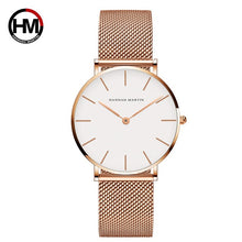 Load image into Gallery viewer, Women Watches Top Brand Luxury Japan Quartz Movement Stainless Steel Sliver White Dial Waterproof Wristwatches relogio feminino
