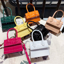 Load image into Gallery viewer, Mini Small Square bag 2020 Fashion New Quality PU Leather Women&#39;s Handbag Crocodile pattern Chain Shoulder Messenger Bags
