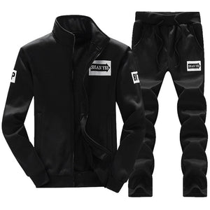 BOLUBAO Brand Men's Sportswear Sets Spring Autumn Male Casual Tracksuit Men 2 Piece Sweatshirt + Sweatpants Set