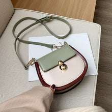 Load image into Gallery viewer, PU Leather Contrast Color Crossbody Bags For Women 2020 Fashion Small Shoulder Bag Female Handbags And Purses Travel Bags
