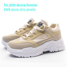 Load image into Gallery viewer, FUJIN Women Casual Sneakers Spring Autumn Sneakers Breathable Women Shoes Lace Up Female Boots Comrfortable Platform Shoes Women

