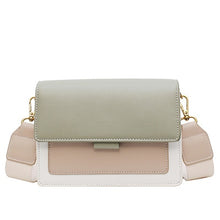 Load image into Gallery viewer, Contrast color Leather Crossbody Bags For Women 2020 Travel Handbag Fashion Simple Shoulder Messenger Bag Ladies Cross Body Bag
