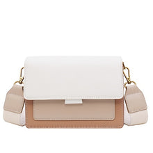 Load image into Gallery viewer, Contrast color Leather Crossbody Bags For Women 2020 Travel Handbag Fashion Simple Shoulder Messenger Bag Ladies Cross Body Bag

