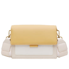 Load image into Gallery viewer, Contrast color Leather Crossbody Bags For Women 2020 Travel Handbag Fashion Simple Shoulder Messenger Bag Ladies Cross Body Bag
