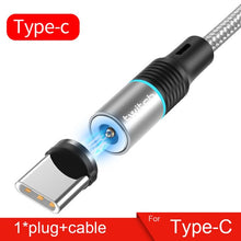 Load image into Gallery viewer, Twitch T01 Magnetische Micro USB Typ C Kabel Für iPhone Xiaomi Handy Schnelle Lade USB Kabel Magnetische Ladegerät Draht schnur
